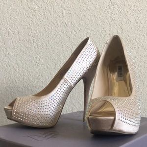 Jennifer Lopez Blingy Blush Heels